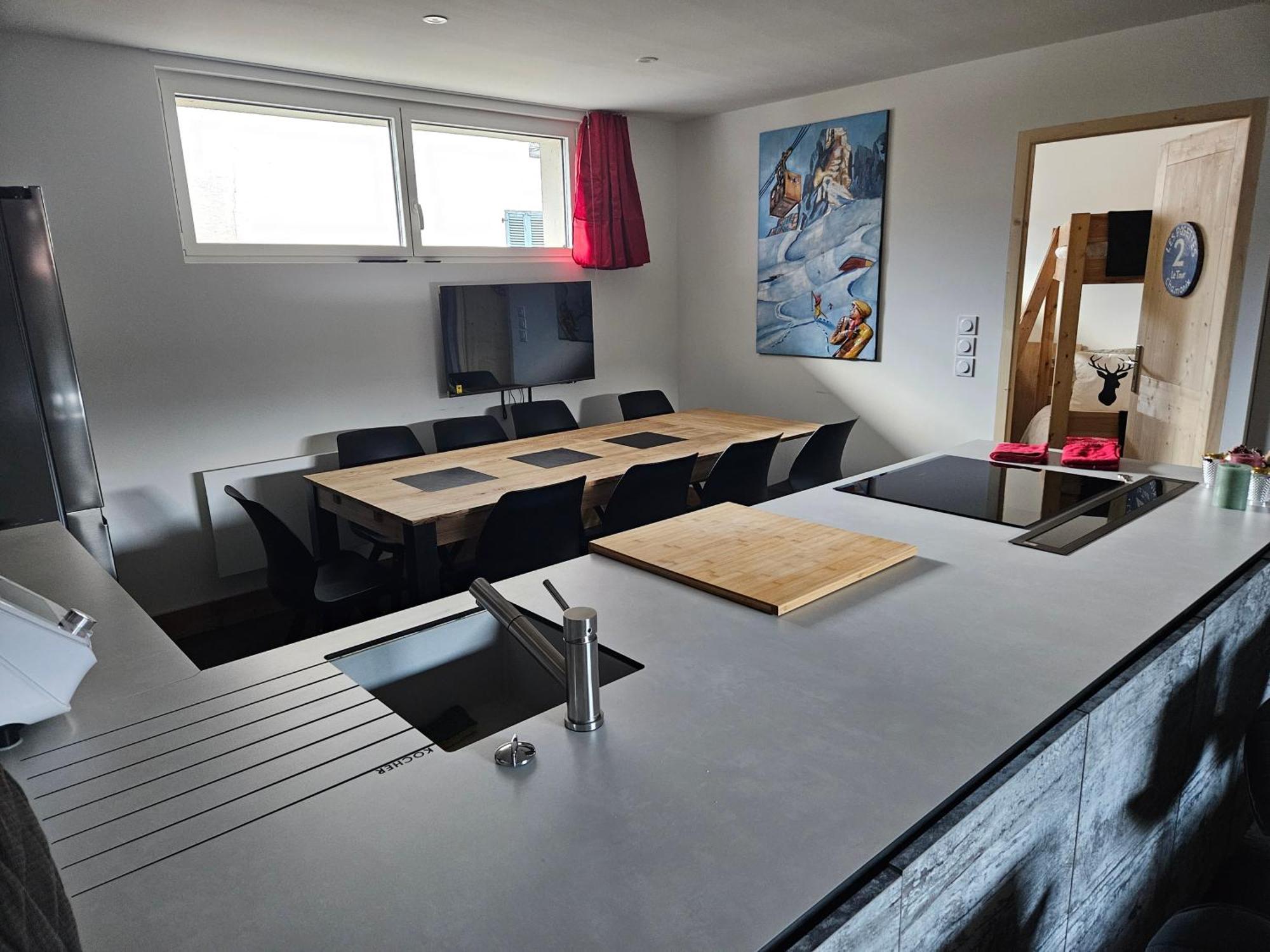 Les Fees Mer : Appart 150 M² Hypercentre Calme 10P Шамони Экстерьер фото